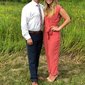 Leith | Tie Front Jumpsuit